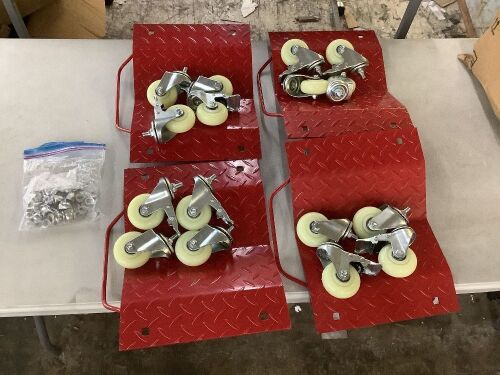 Car Dolly, 4 Pack  - Lot 654