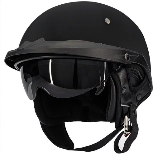 ILM 3/4 Open Face Motorcycle Helmet, Large  - Lot 266