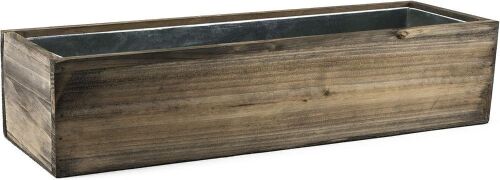 CYS EXCEL Rectangular Planter Box with Removable Zinc Metal Liner - Lot 768