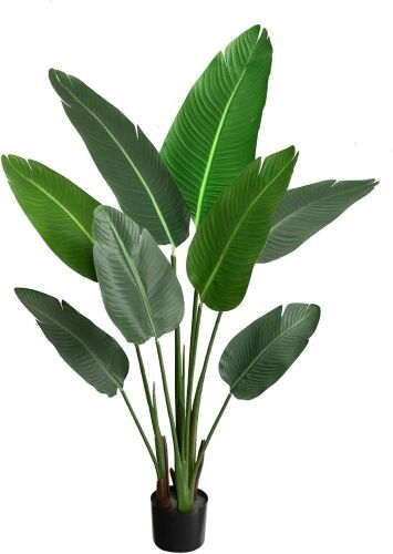 ROMODEN Artificial Bird of Paradise Plant, 4 FT - Lot 401