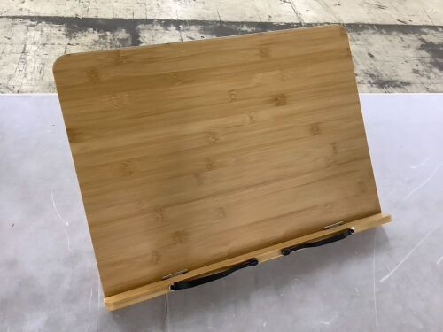 Adjustable Book Stand with Page Holder Clips  - Lot 331