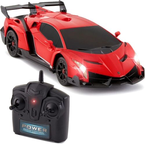 1:24 Scale Kids Licensed RC Lamborghini Veneno Car - Lot 843