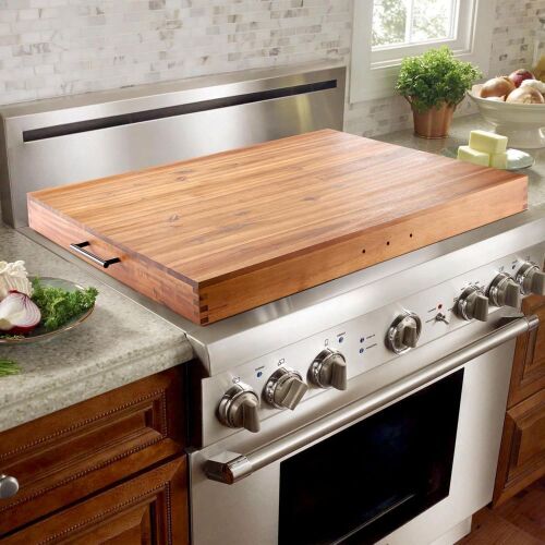  Acacia Noodle Board Gas Stovetop Cover - Lot 265