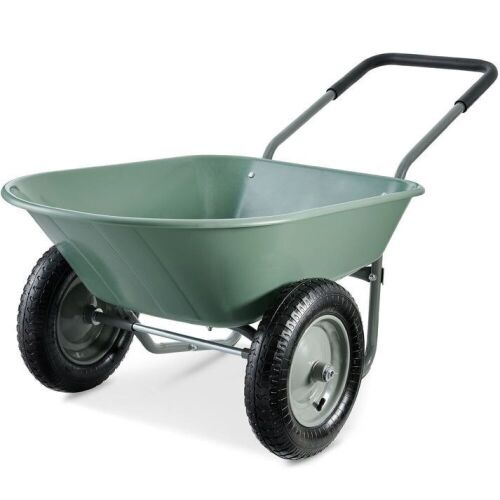 Dual-Wheel Wheelbarrow Garden Cart  - Lot 214