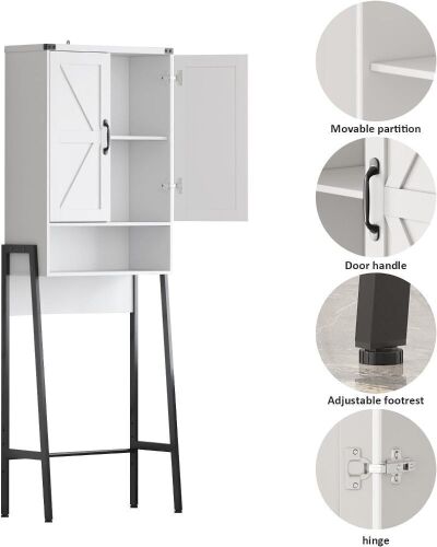 Over The Toilet Storage Cabinet - Lot 477
