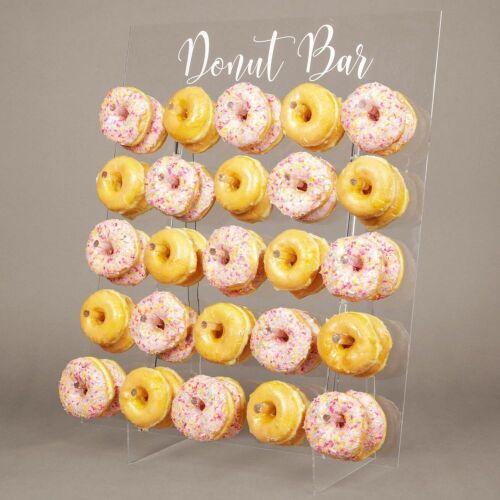 Opal Lily Acrylic Donut Display Stand, Holds 50 Donuts  - Lot 419