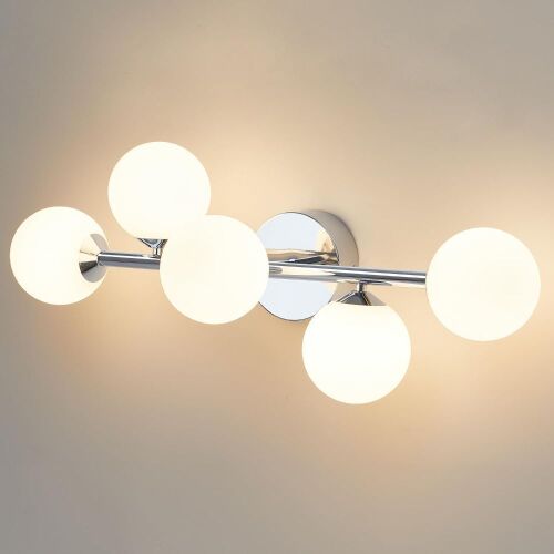5-Light Chrome Vanity Light - Lot 469