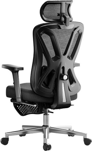 Hbada Ergonomic Office Chair with Adjustable Lumbar Support and Height - Lot 54