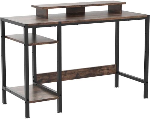 47” Home Office Small Desk with Monitor Stand - Lot 702