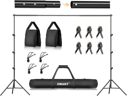  EMART 8.5 x 10 ft Photo Backdrop Stand - Lot 518