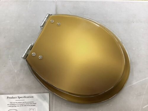 Gold Toilet Seat  - Lot 196