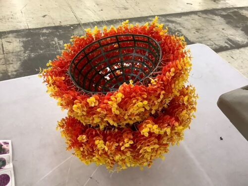 16" Artificial Topiary Balls, 2 piece  - Lot 614