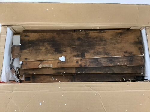 HOOBRO Shoe Storage Bench with Padded Cushion - Unknown if Complete - Lot 502