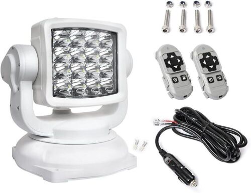  EXZEIT 80W 8000Lumens Spotlight with Wireless Remote, Magnetic Base - Lot 612