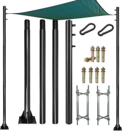 Sun Shade Sail Poles 10'  - Lot 580