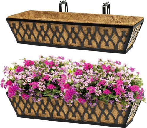 Karlliu 2 Pack 24 Inch Window Box Planters - Lot 285