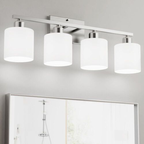 4-Light Bathroom Vanity Light Fixture - Lot 503