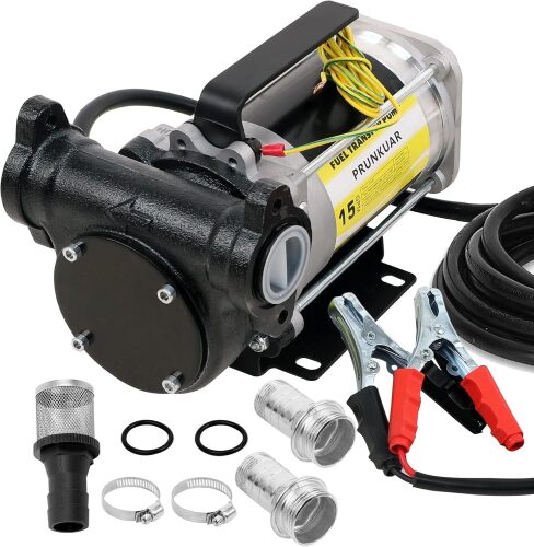 12 Gasoline Fuel Transfer Pump Kit - Lot 2117