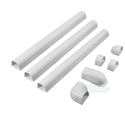 Fortress LDK 3.5 in. x 12 ft. Line Set Wall Duct Kit - Lot 56
