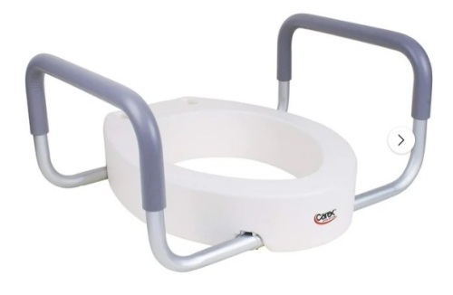 Raised Toilet Seat With Handles - Lot 77