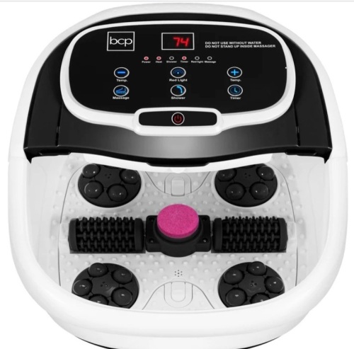 Automatic Heated Shiatsu Massage Foot Bath Spa w/ Pumice Stone - Lot 83