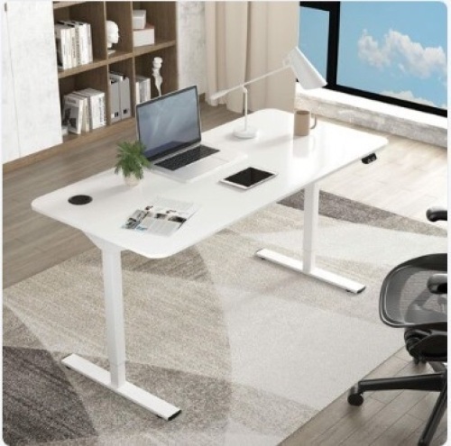 Electric height adjustable desk 2-leg - Lot 89