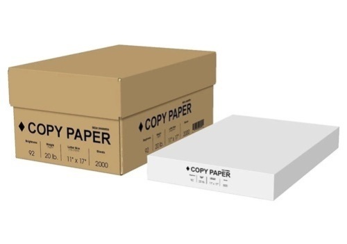 HiTouch Business Services 11" x 17" Ledger Size Copy Paper 20 lbs 92 Brightness 500 Sheets,5 reams - Lot 104