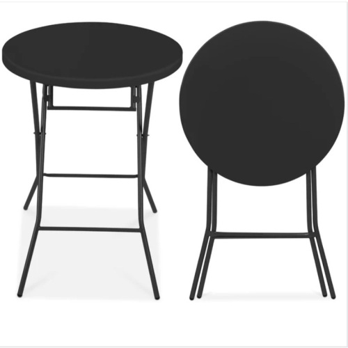 Bar Height Folding Table Indoor Outdoor Accessory w/ Thick Table Top - 32in - Lot 108