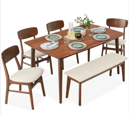 Mid-Century Modern Wooden Dining table-table only - Lot 122