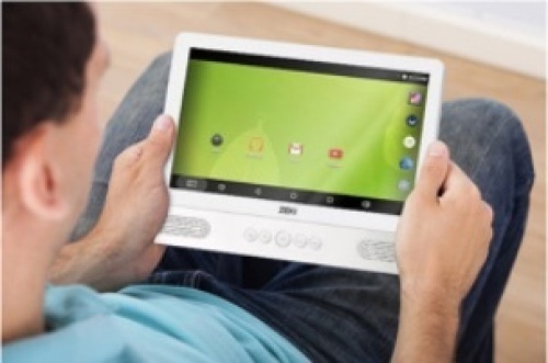 Zeki 9" Touch Screen 8GB Android Tablet with Built-In DVD/CD Player - Lot 141