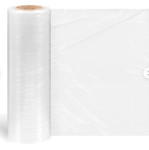 32 Gauge Cast Stretch Wrap, Clear-14.50x1450 4 rolls - Lot 143