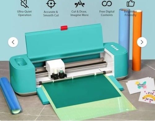 LOKLiK DIY Cutting Machine for All Vinyl Crafts w/ Bluetooth & USB for Windows & Mac Vinyl Cutter Machine for HTVRONT Vinyl $108.99 - Lot 44d