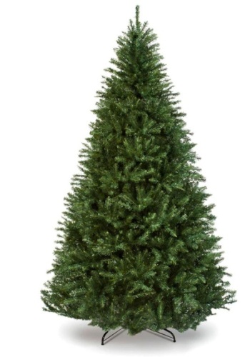 Hinged Douglas Full Fir Artificial Christmas Tree w/ Metal Stand 6ft - Lot 160