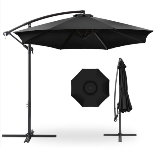Offset Hanging Patio Umbrella - 10ft - Lot 169