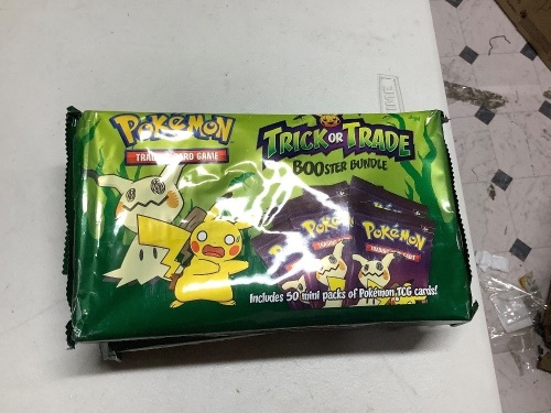 2 packs Pokemon Trick or Trade trading card game @ $29.99 - Lot 100s
