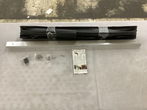 16' Garage Door Bottom Seals with Aluminum Track Retainer Kit  - Lot 235