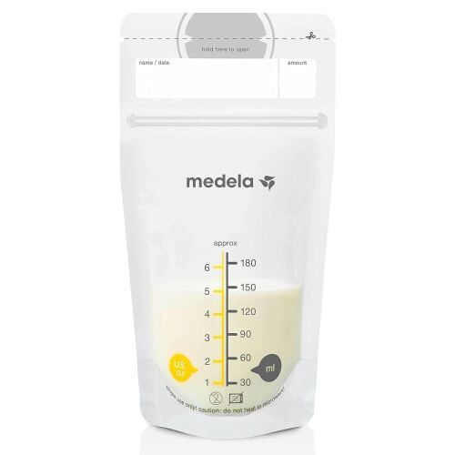 Medela Breastmilk Storage Bags, 6 Ounce, 200 Count - Lot 385