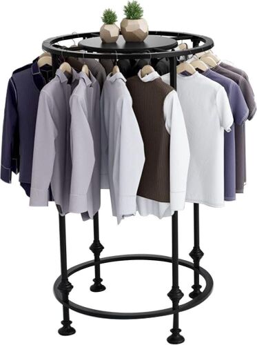 SPTZQURY Round Garment Rack - Lot 721