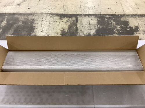 Beeveer 48 Inch Fluorescent Light Fixture Covers, 3 Pack - Lot 832
