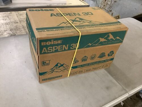 Boise Paper 30% Recycled Multi-Use Copy Paper, 8.5" x 11" Letter, 92 Bright White, 20 lb, 5,000 Sheets - Lot 453