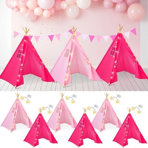 Woanger 6 Set Teepee Tent for Kids  - Lot 726