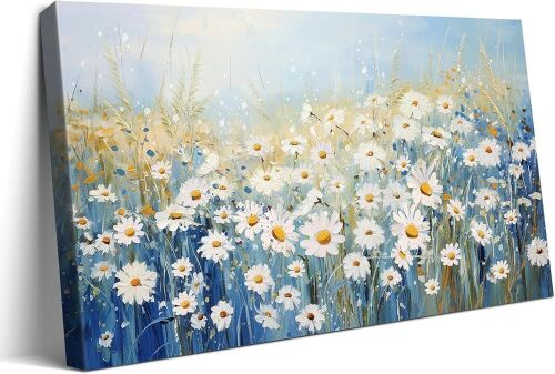 Daisy Canvas Wall Art 40" x 20"  - Lot 293