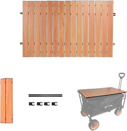 Aluminum Alloy Steel Collapsible Board Desktop for Garden Cart - Lot 371