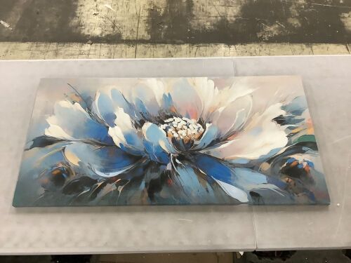 Flower Wall Art 20" x 40"  - Lot 403