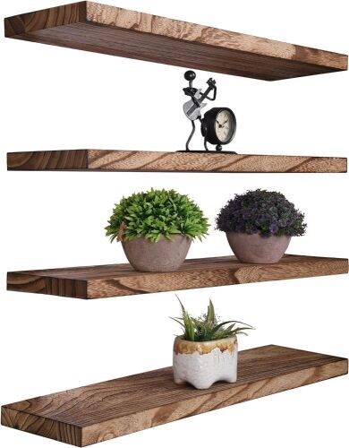 24" Floating Shelves, 4 pack  - Lot 463