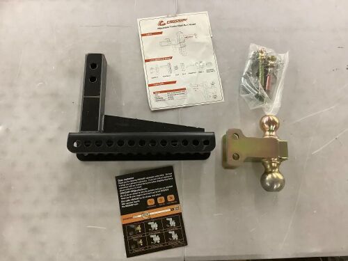 Crosship Adjustable Trailer Hitch Ball Mount  - Lot 493