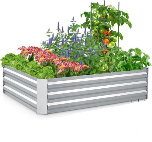 Quictent Galvanized Raised Garden Bed 4x3x2ft - Lot 817
