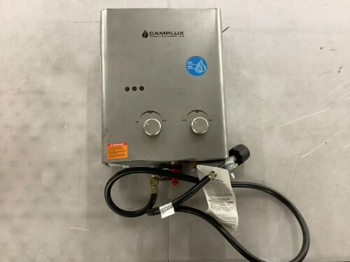 Camplux Tankless Water Heater - For Parts or Repair  - Lot 809