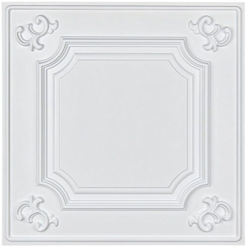 Art3d Drop Ceiling Tiles 24''x24", White, 12-Pack - Lot 639