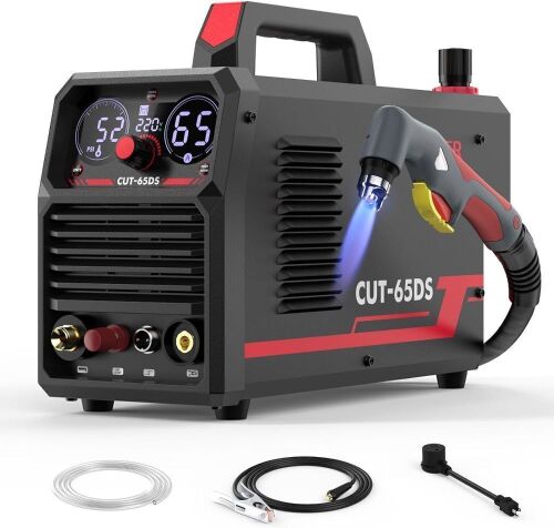  YESWELDER Plasma Cutting Machine 65Amp Non-High Frequency Non-Touch Arc Digital Screen Display DC Inverter 110/220V Dual Voltage  - Lot 27